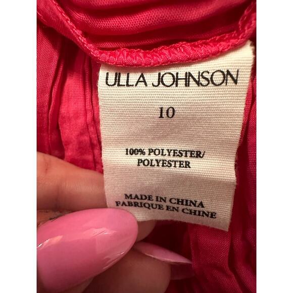 Ulla Johnson Orla Crinkled Midi Dress – Size 10, Orchid Pink, NWT - Picture 10 of 12